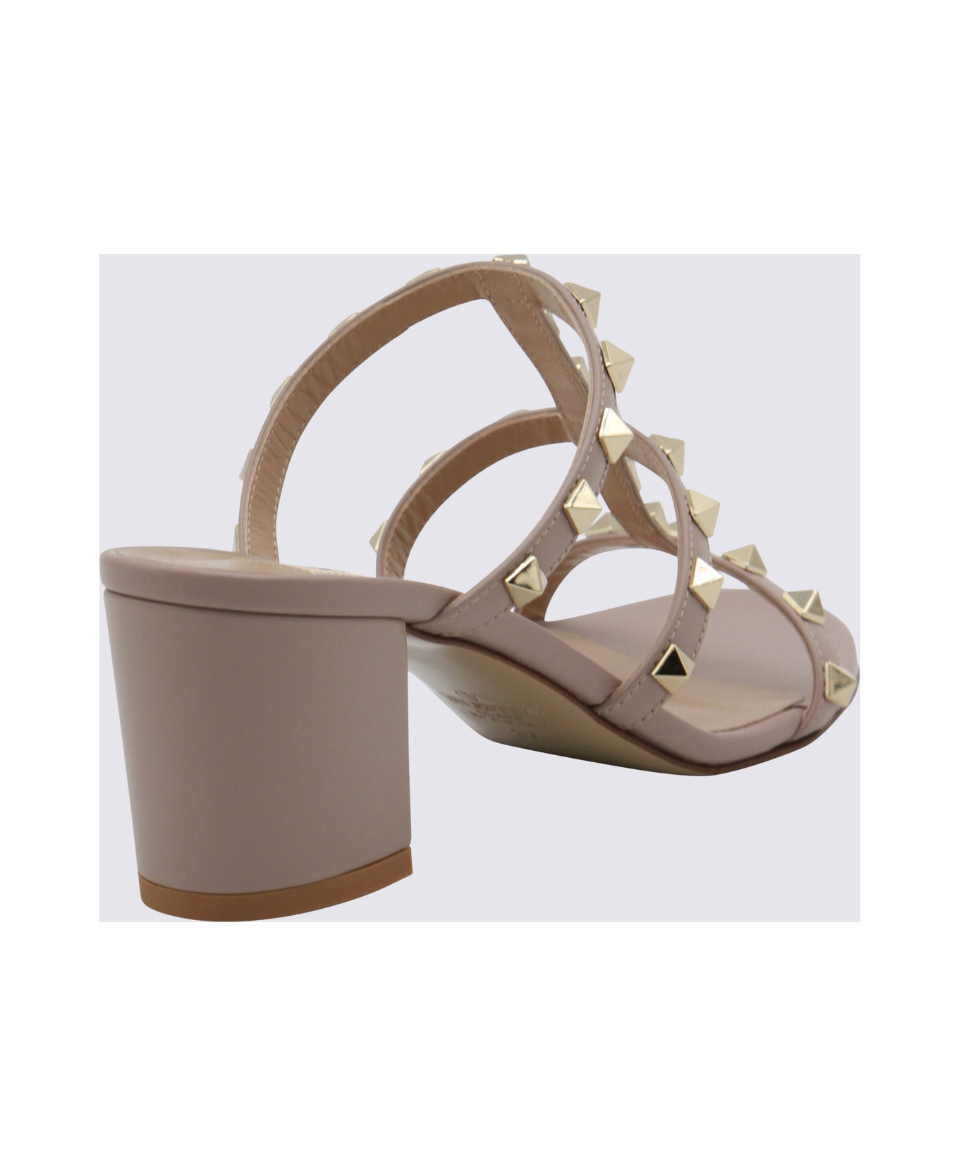 Beige Leather Sandals - 3