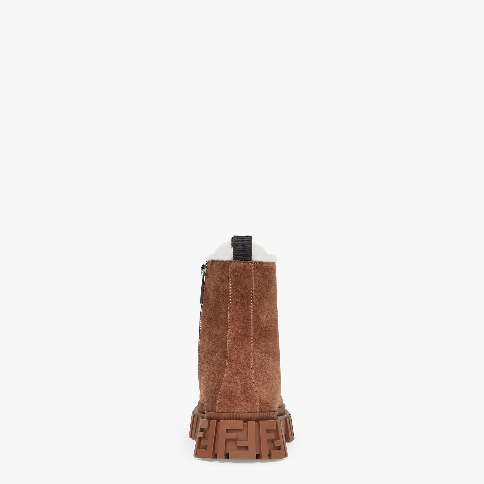 Brown suede ankle boots - 3