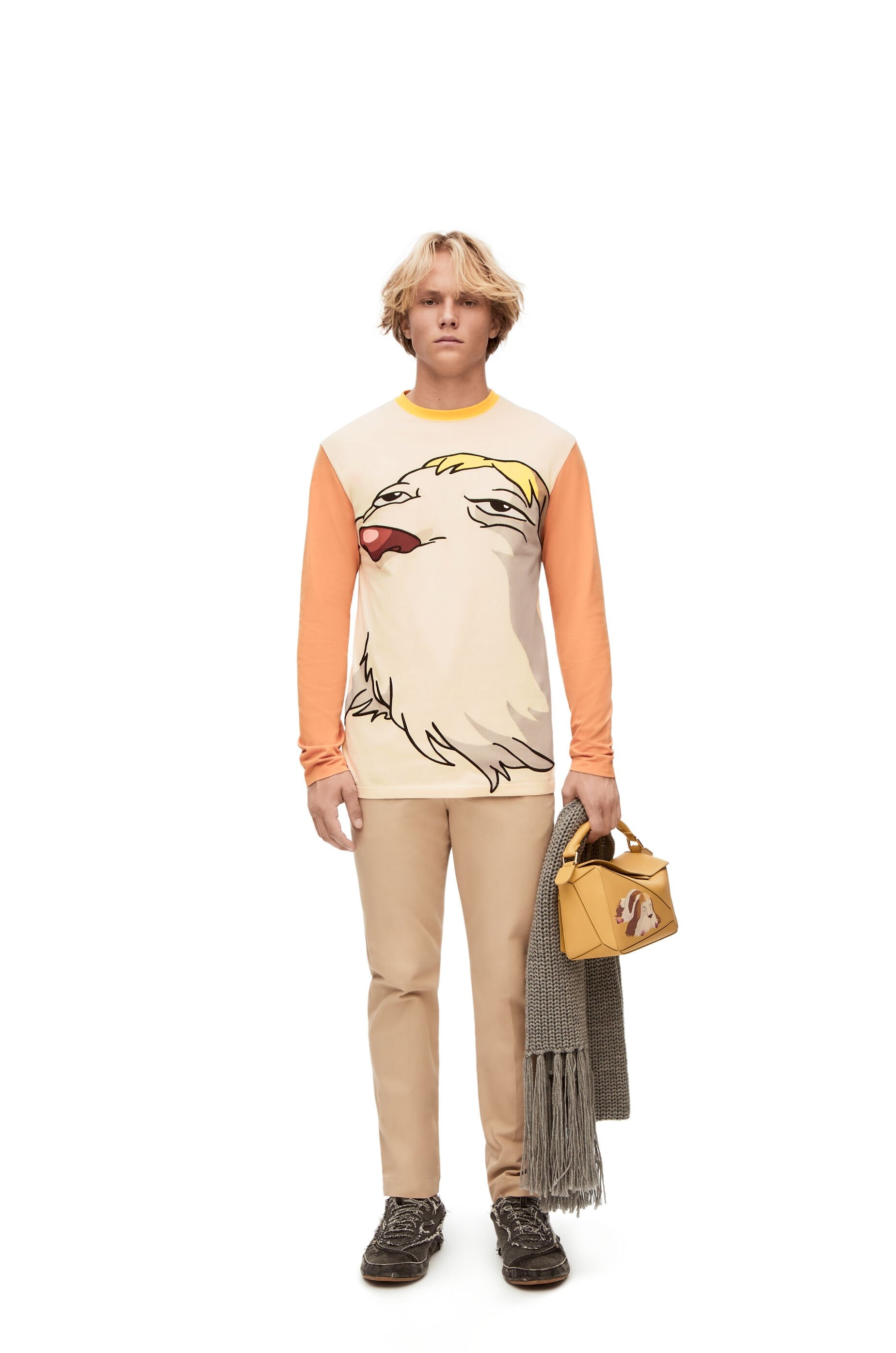 Heen long sleeve T-shirt in cotton - 2