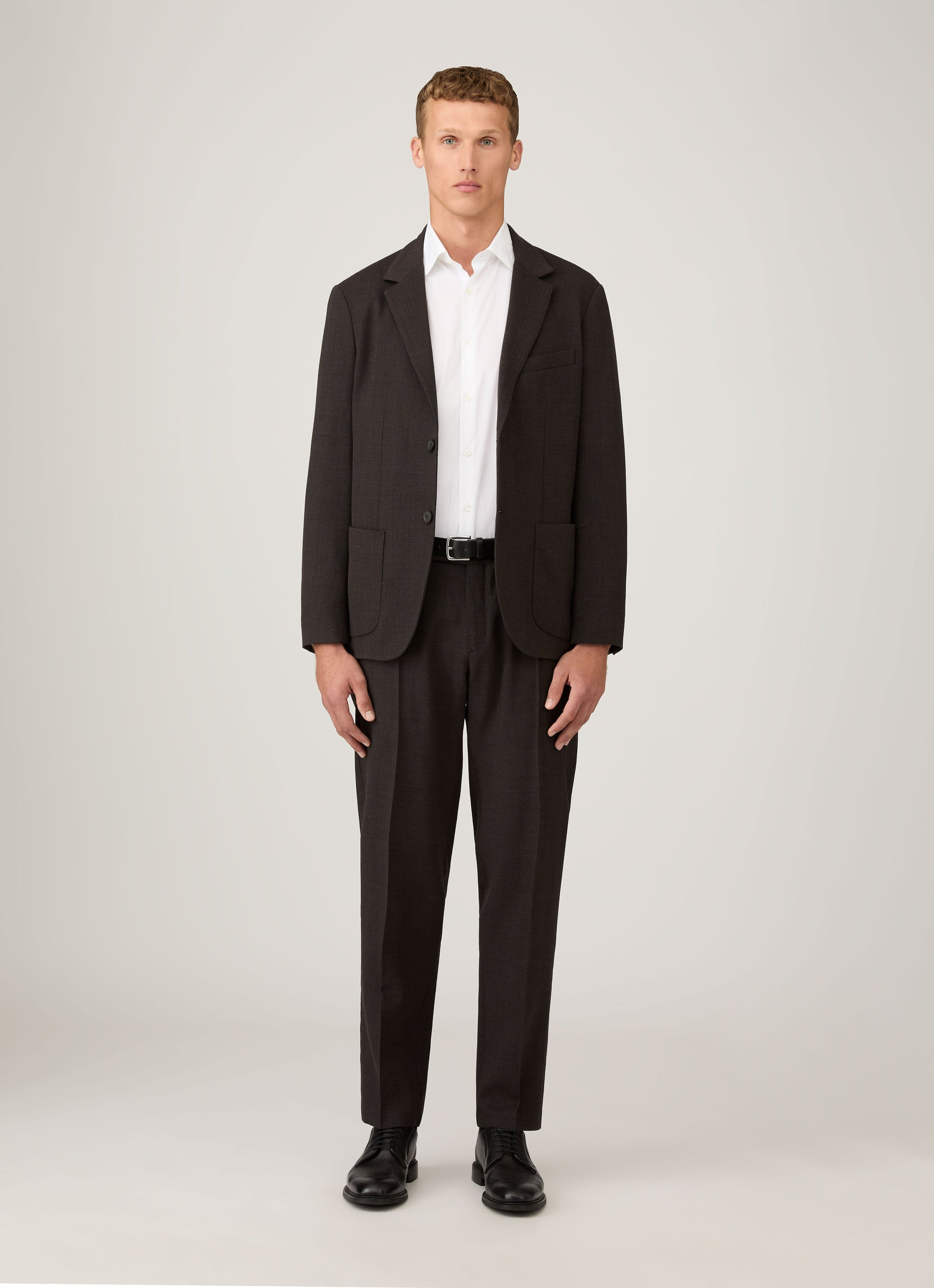Textured Wool Trouser - 3