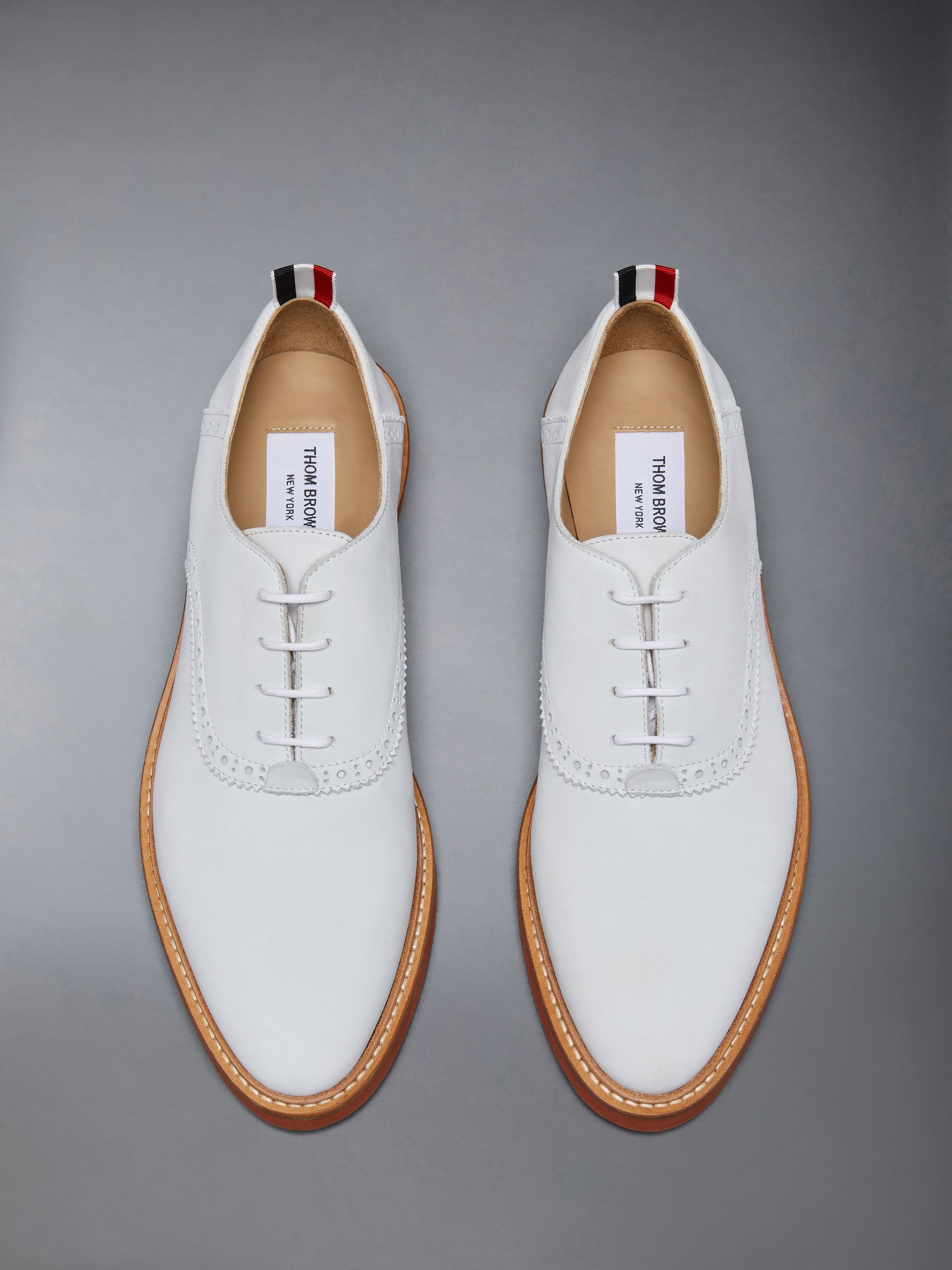 Nubuck Micro Sole Saddle Shoe - 5