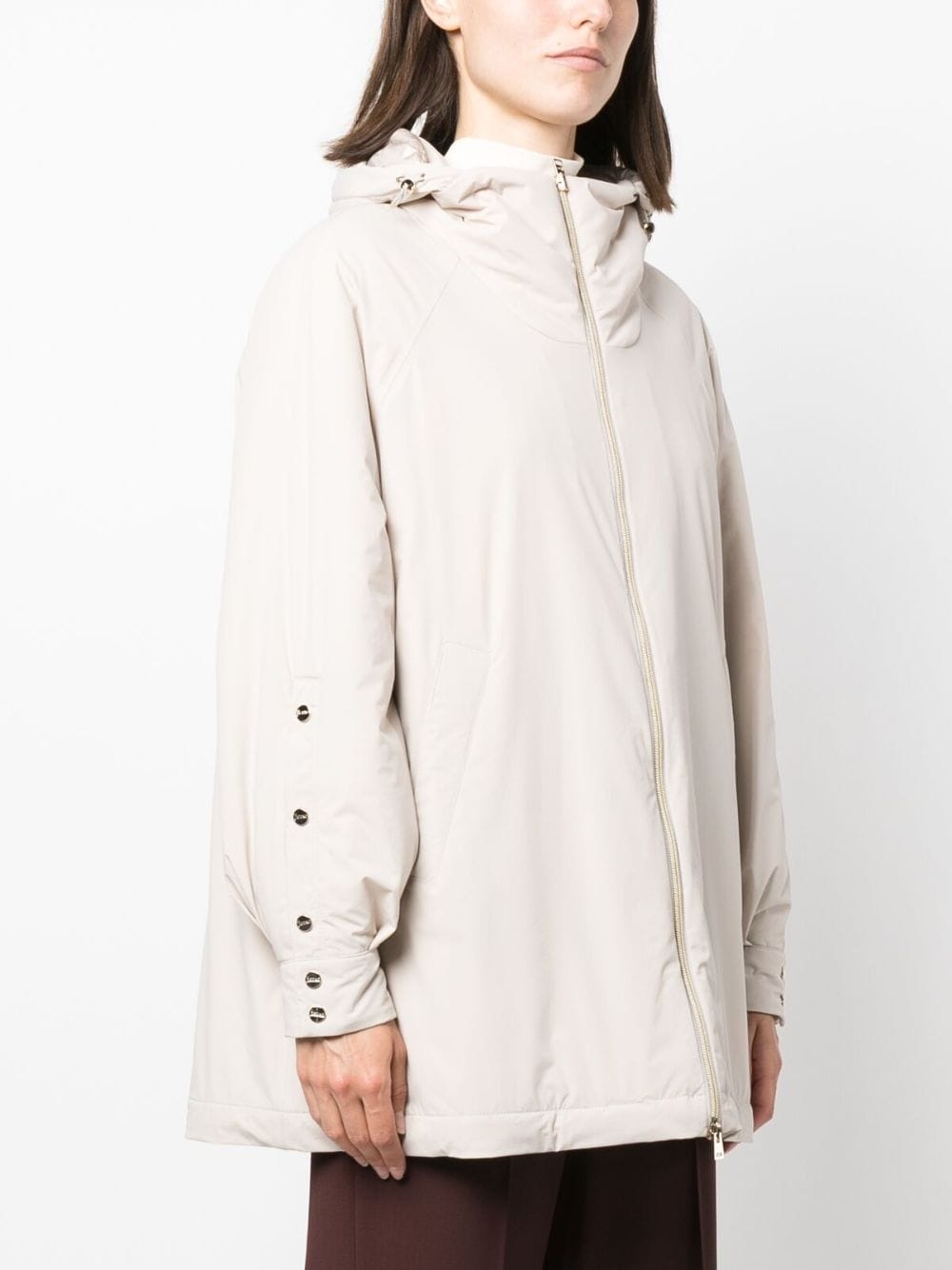 drawstring hooded jacket - 3