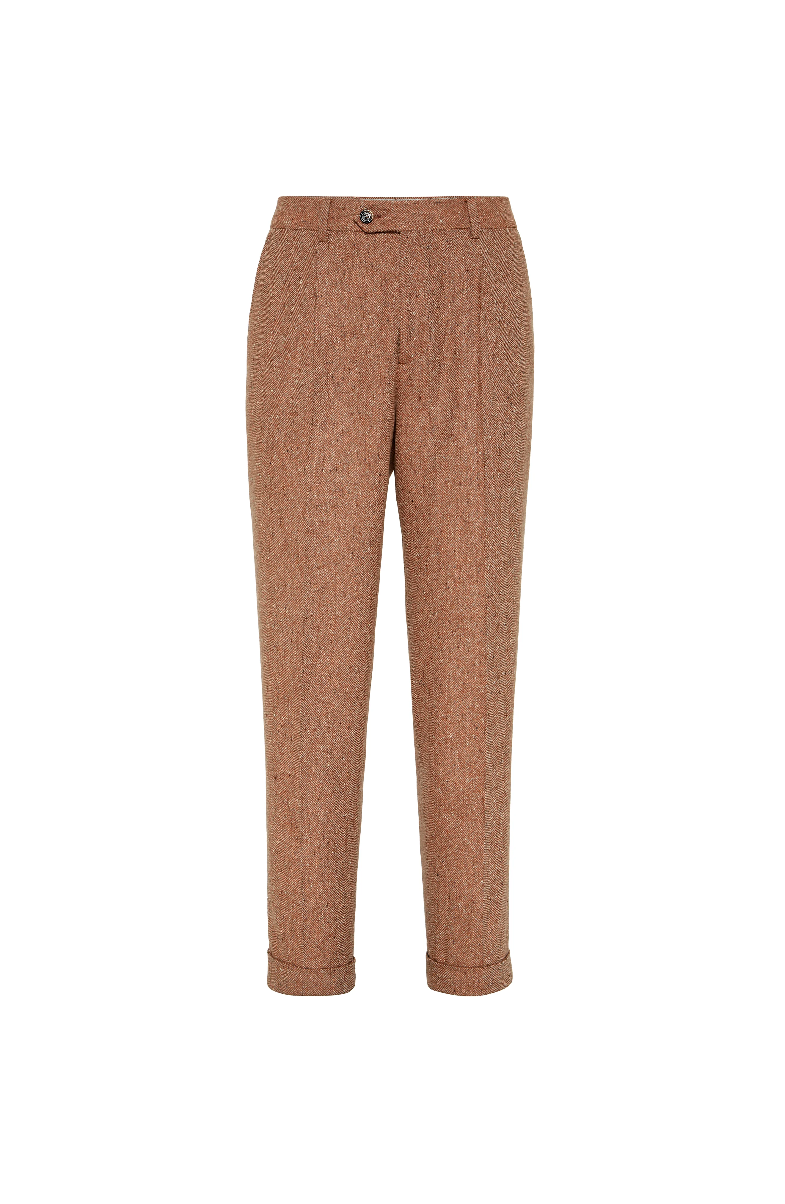 Brunello Cucinelli Chevron trousers in Light Brown at Nordstrom - 1