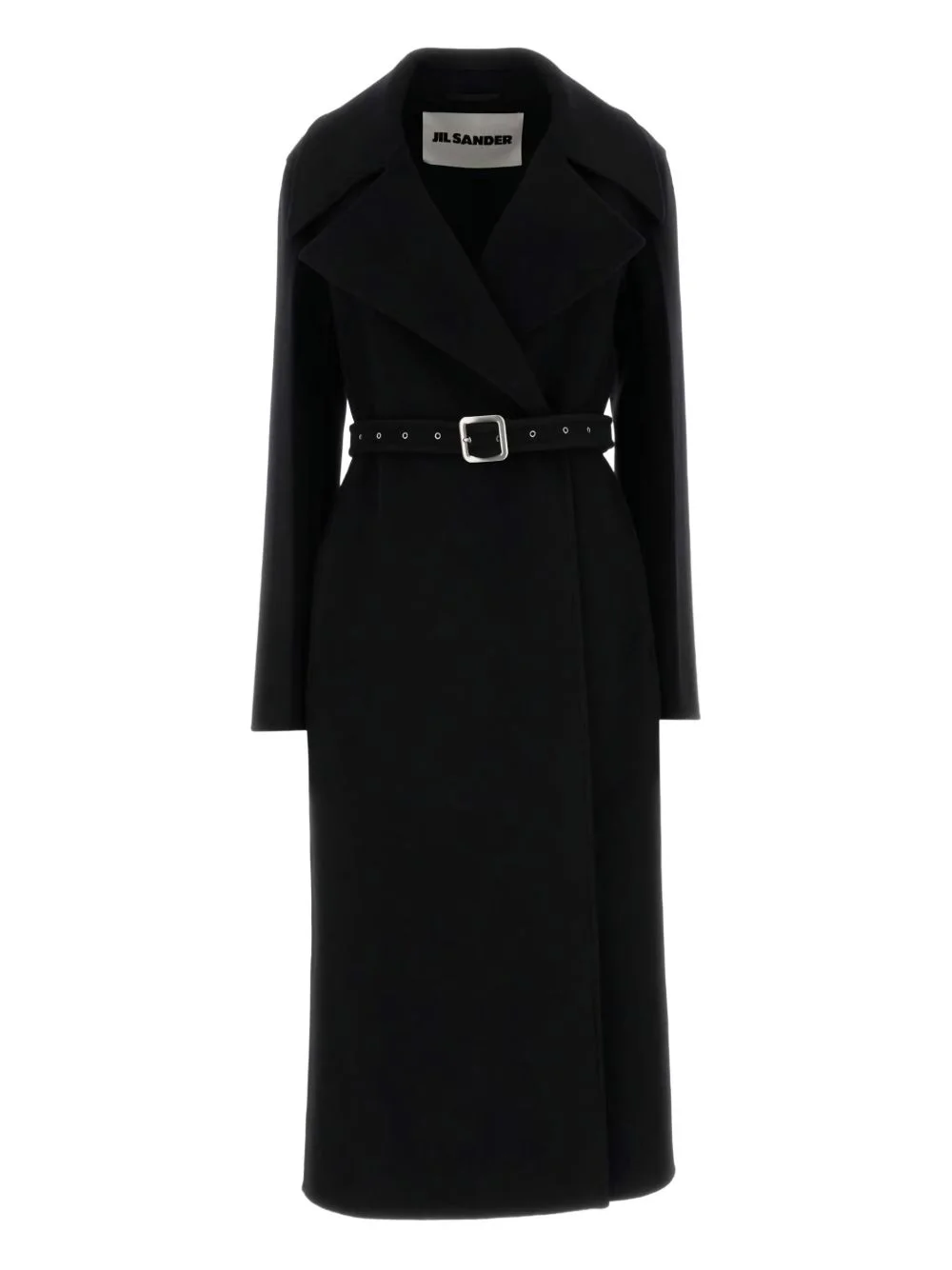 belted-wool coat - 1