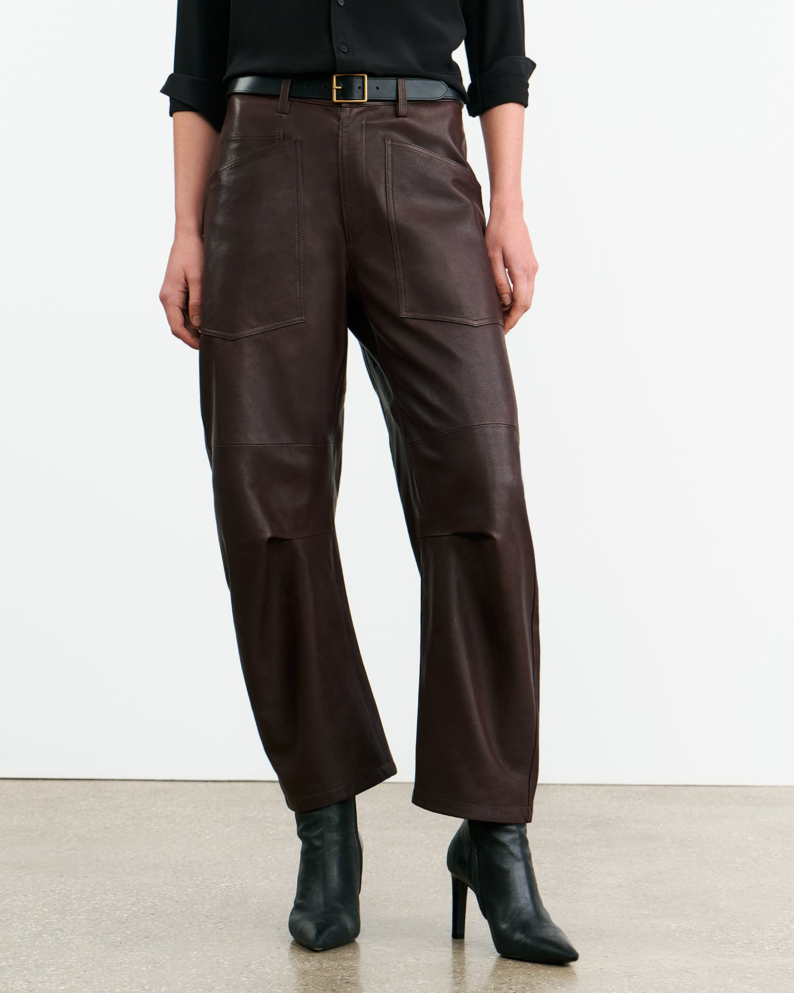 SHON LEATHER PANT - 4
