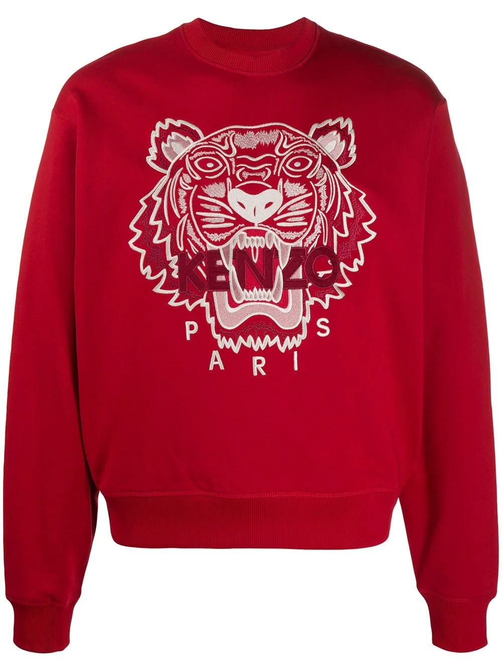 logo-embroidered sweatshirt - 1