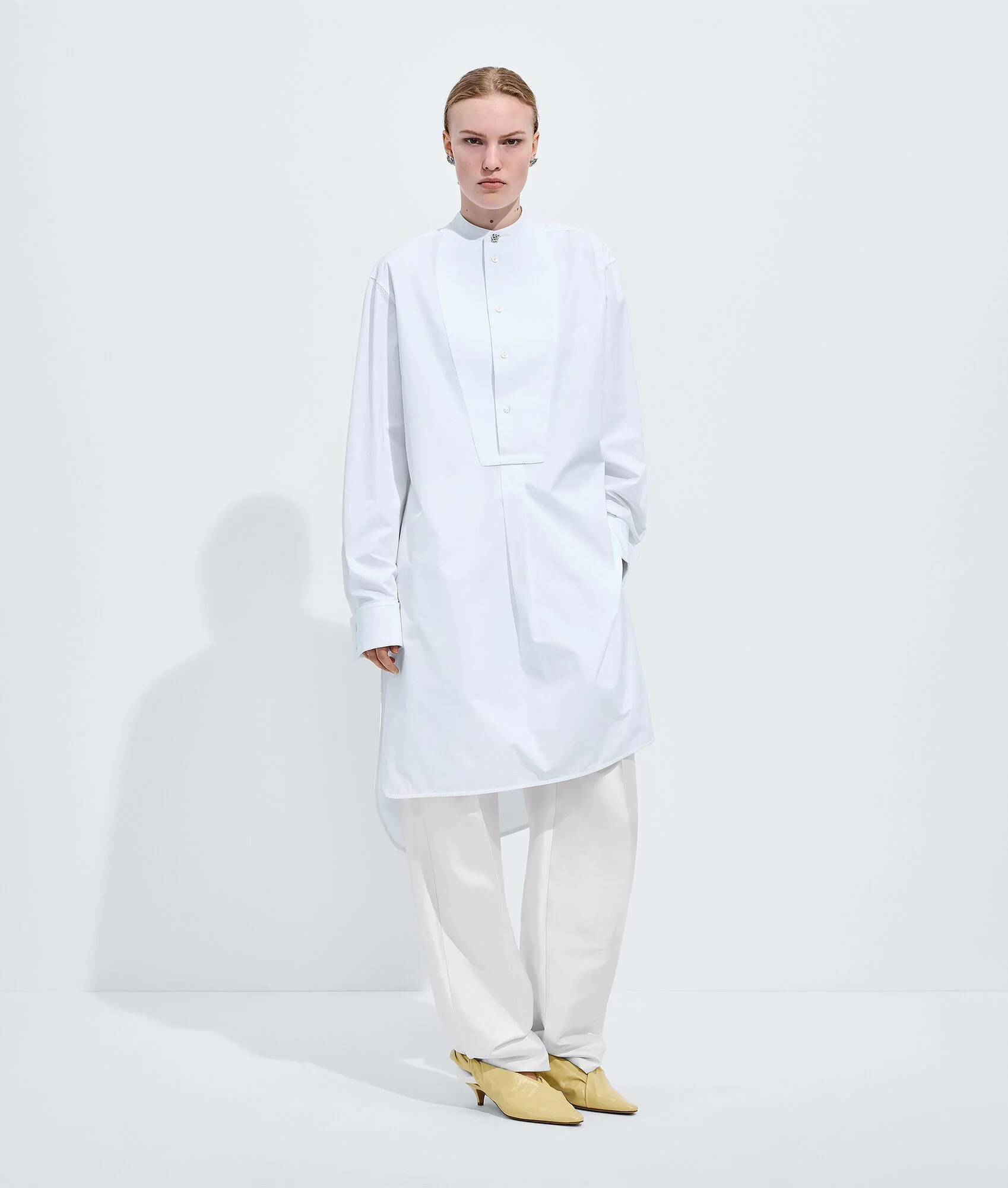Compact Cotton Poplin Shirt - 1