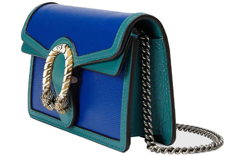 GUCCI Gucci Dionysus Single-Shoulder Bag Super Mini Blue/Green 476432-18YQX-9278 outlook