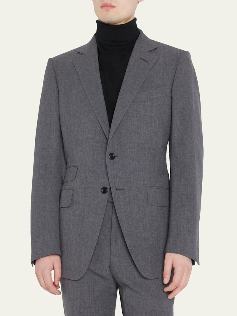 TOM FORD Men's O'Connor Solid Wool Suit outlook
