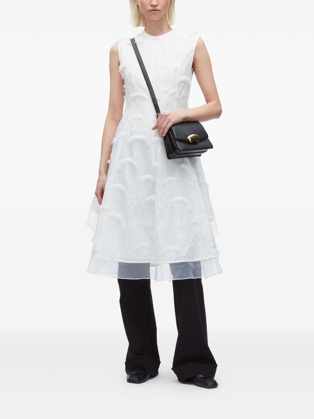 embellished layered dress - 2