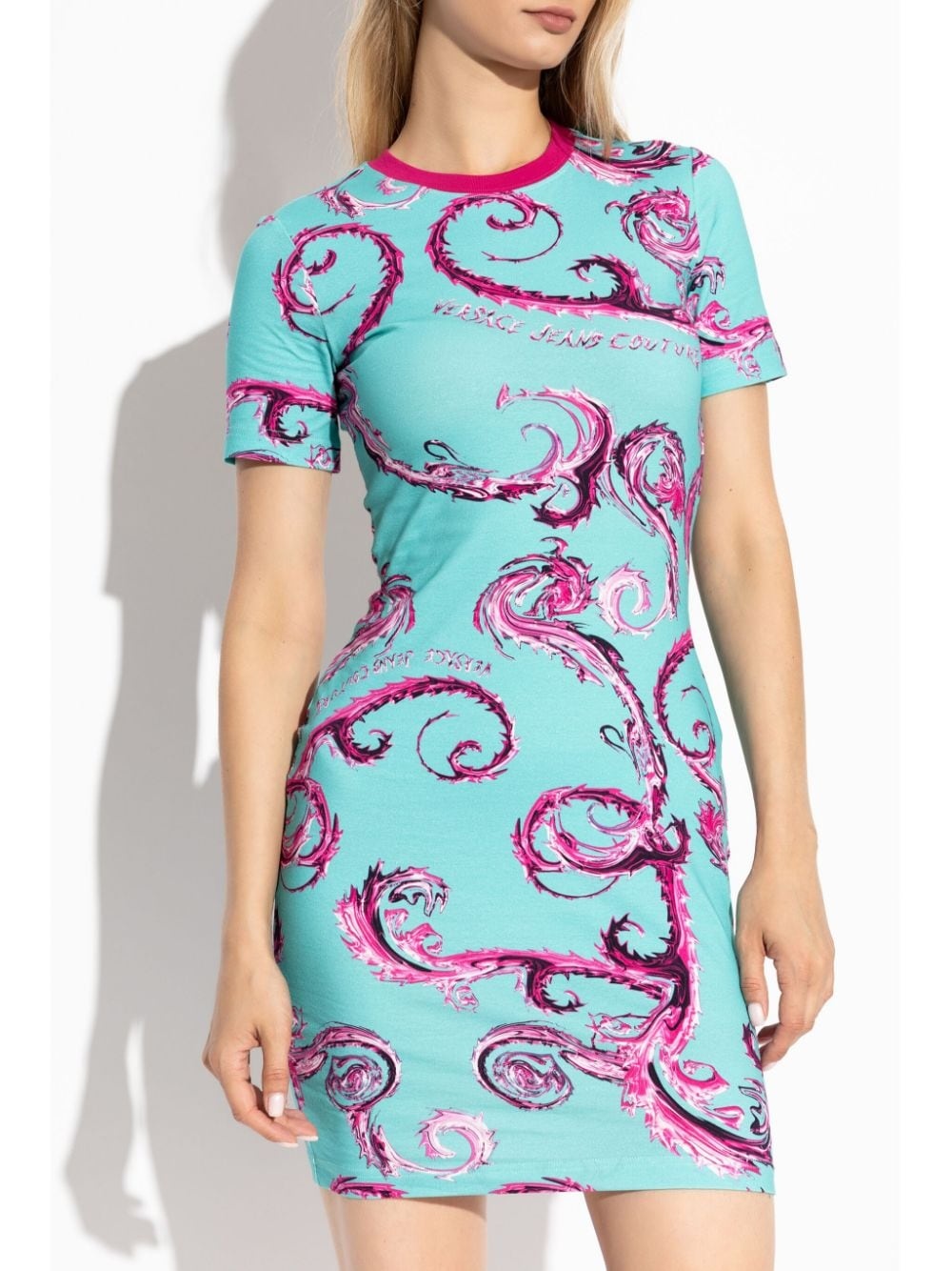 Chromo Couture-print mini dress - 3