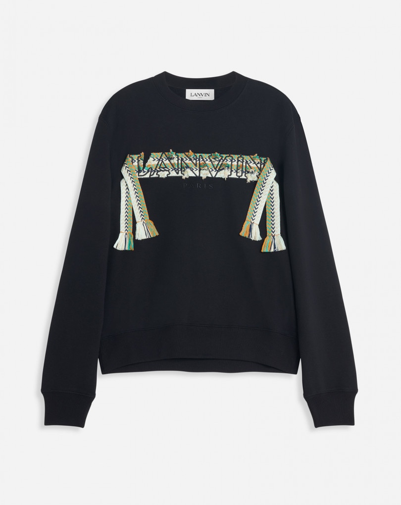 CURB EMBROIDERED SWEATSHIRT - 1