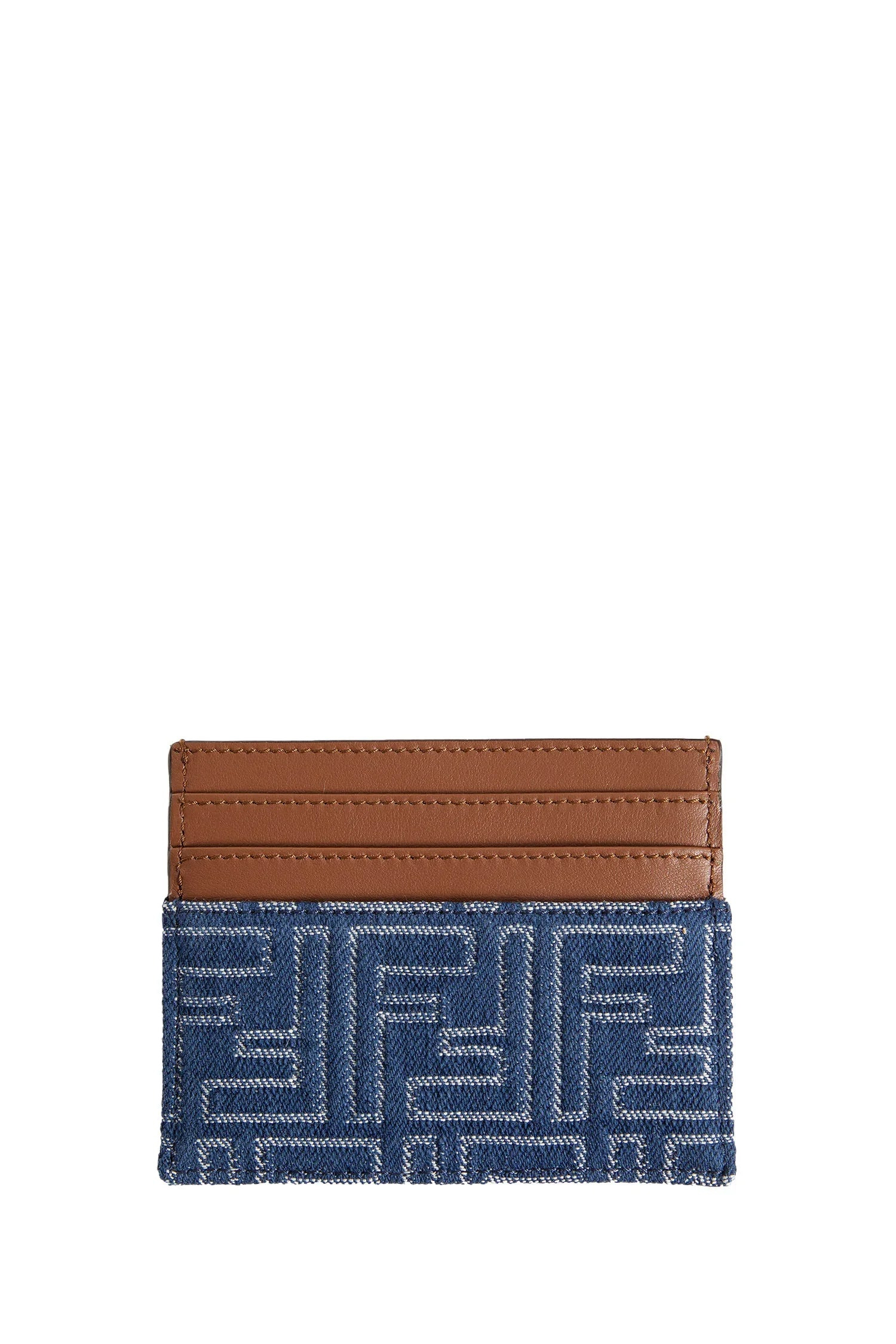 Ff-Denim-And-Leather-Cardholder - 2