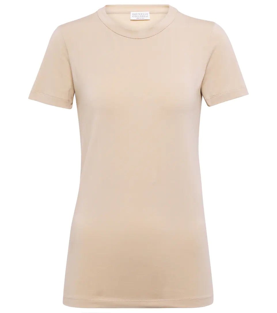 Cotton-blend T-shirt - 1