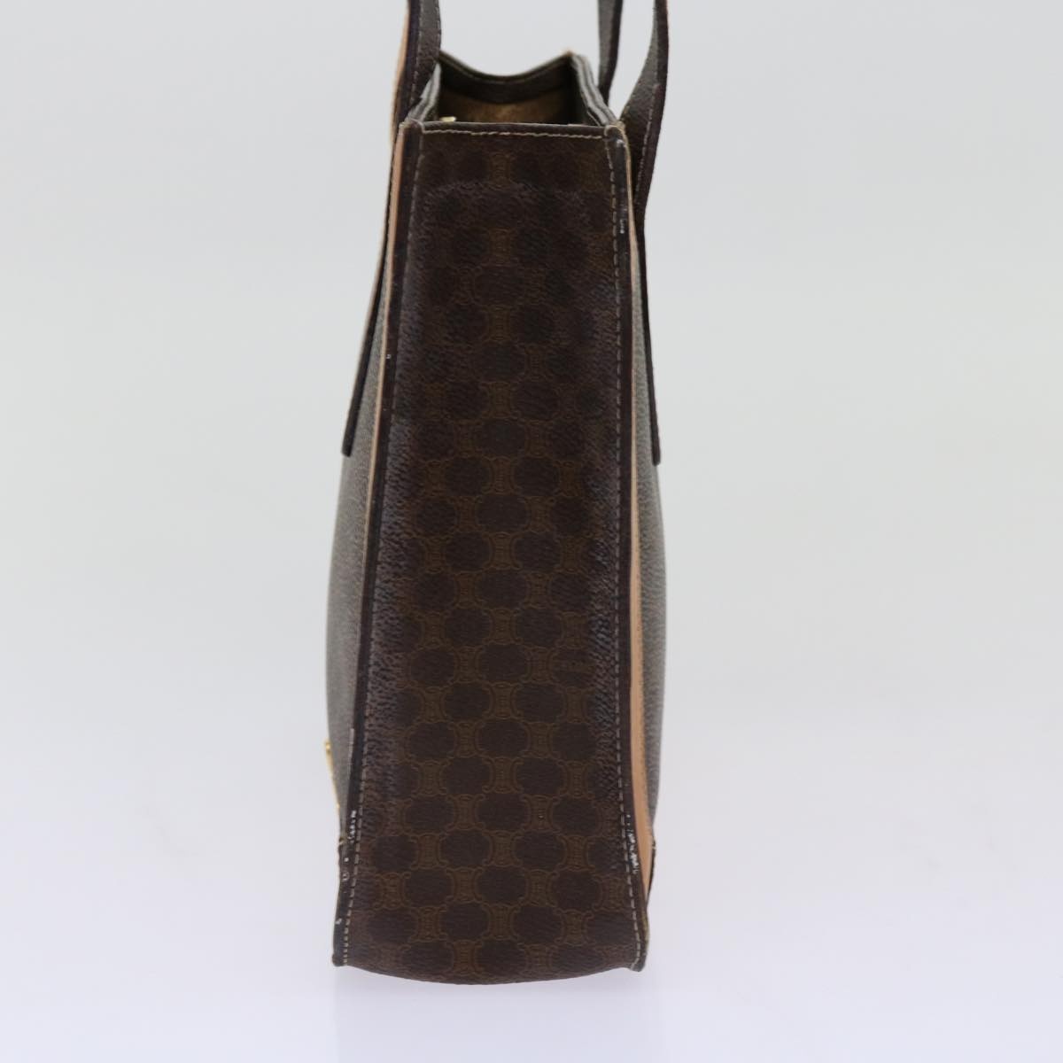 CELINE Macadam Canvas Hand Bag Pvc Brown - 3