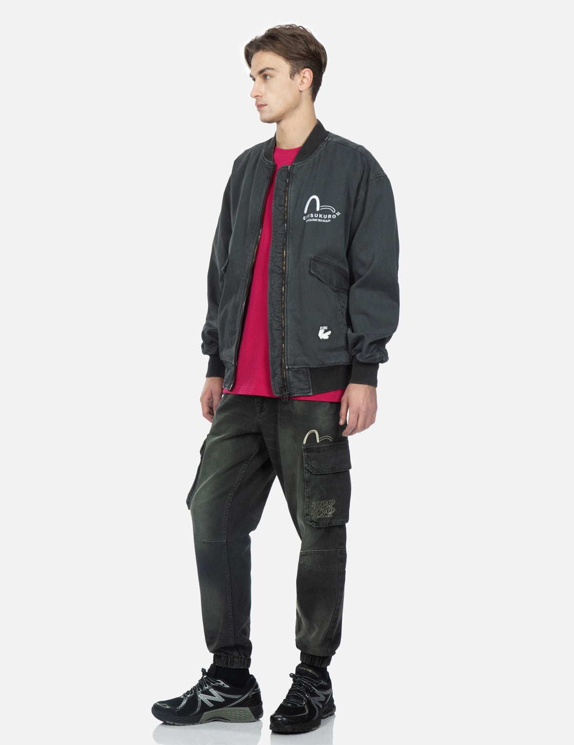 Multiple Logo Embroideries MA-1 Bomber Jacket - 4