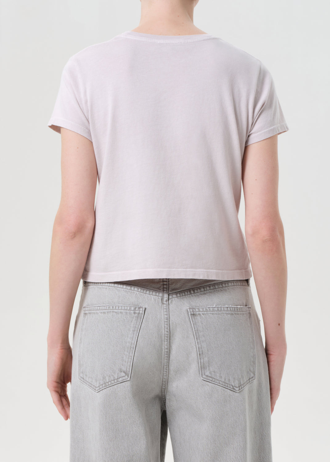 ADINE SHRUNKEN TEE IN ROSEWATER - 3