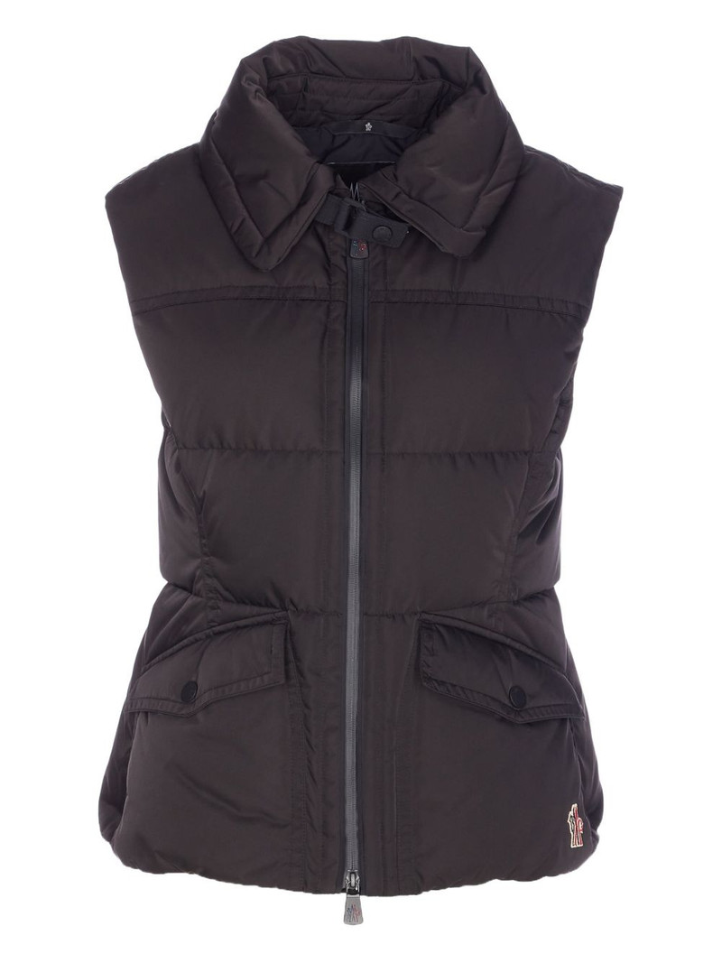 polo-collar padded gilet 1