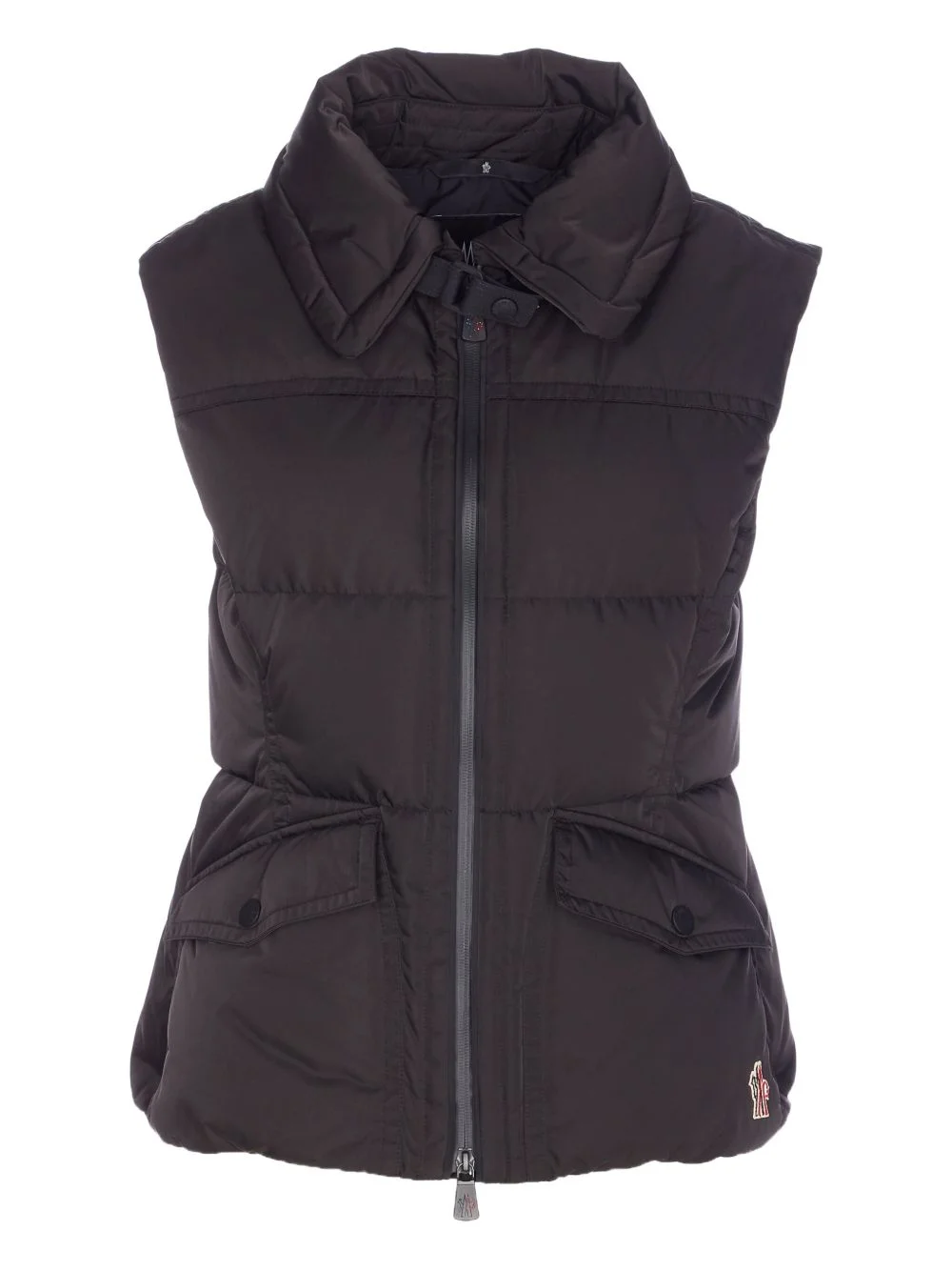 polo-collar padded gilet - 1