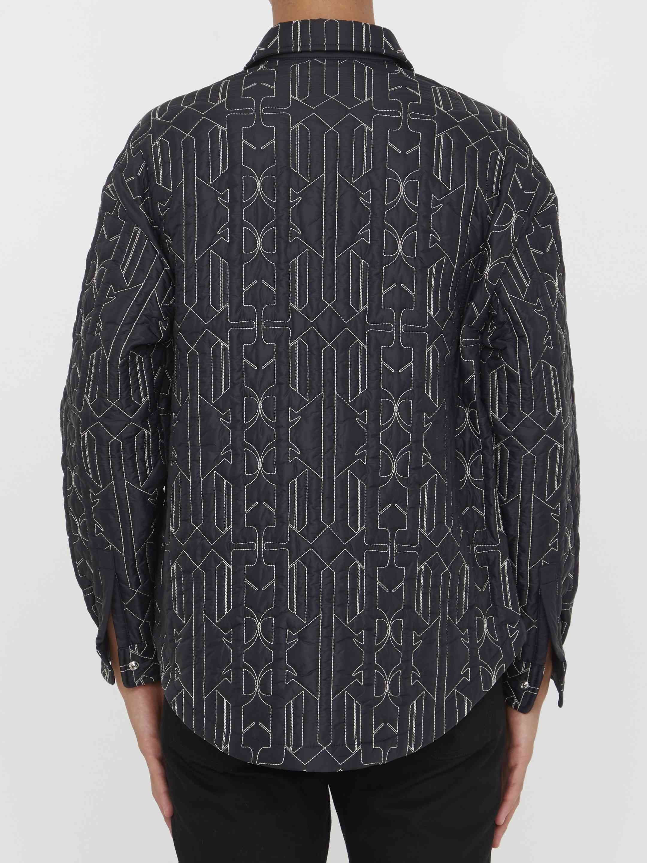 Palm Angels Men All Monogram Jacket - 4