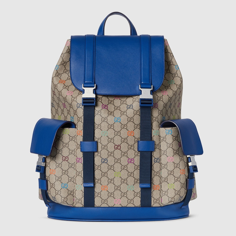 GG multicolor large backpack 1