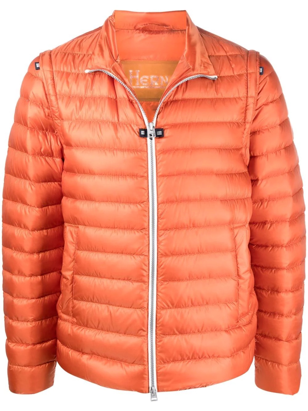 detachable-sleeve padded jacket - 1