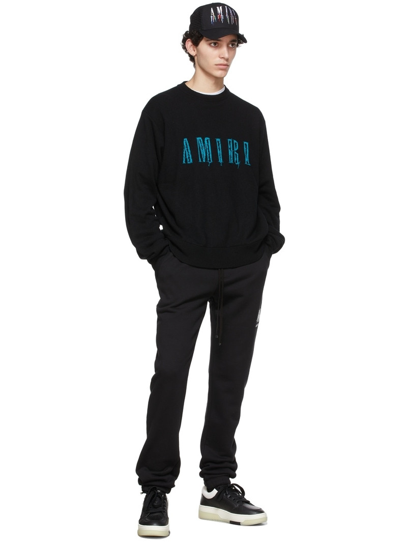 AMIRI 로고 인쇄 트랙 바지 outlook