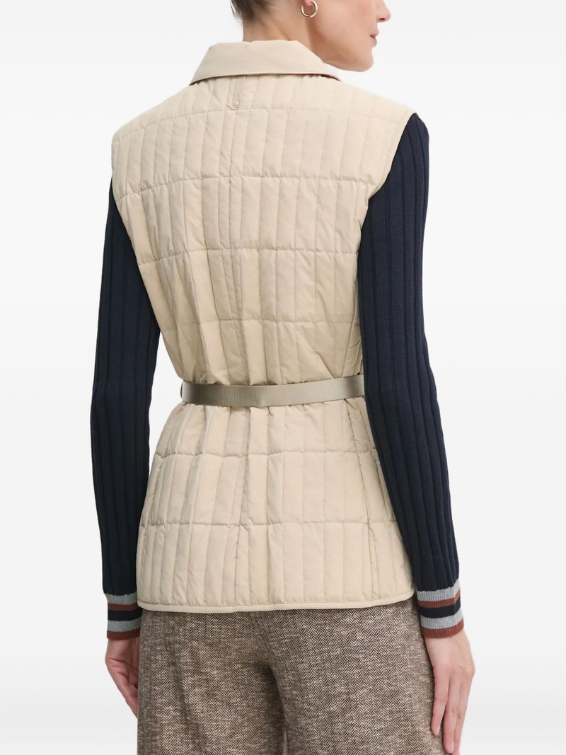 Helia quilted belted gilet 4