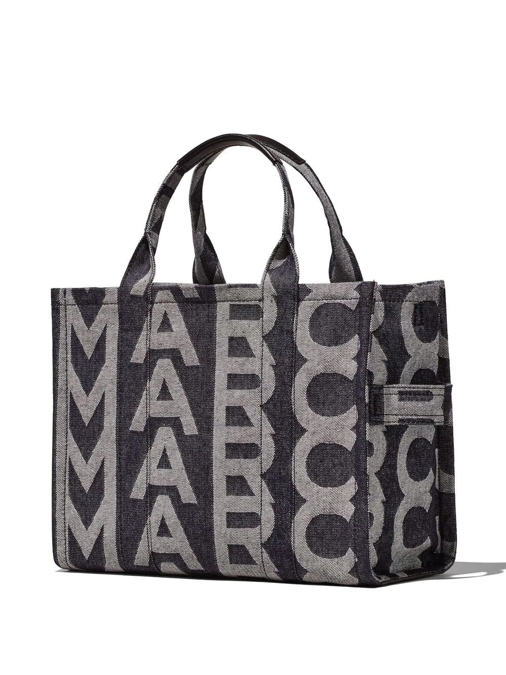 small The Monogram denim tote - 4