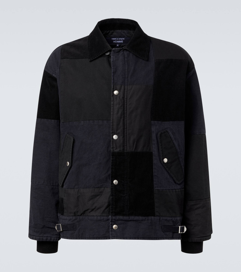 Paneled cotton Oxford jacket 1
