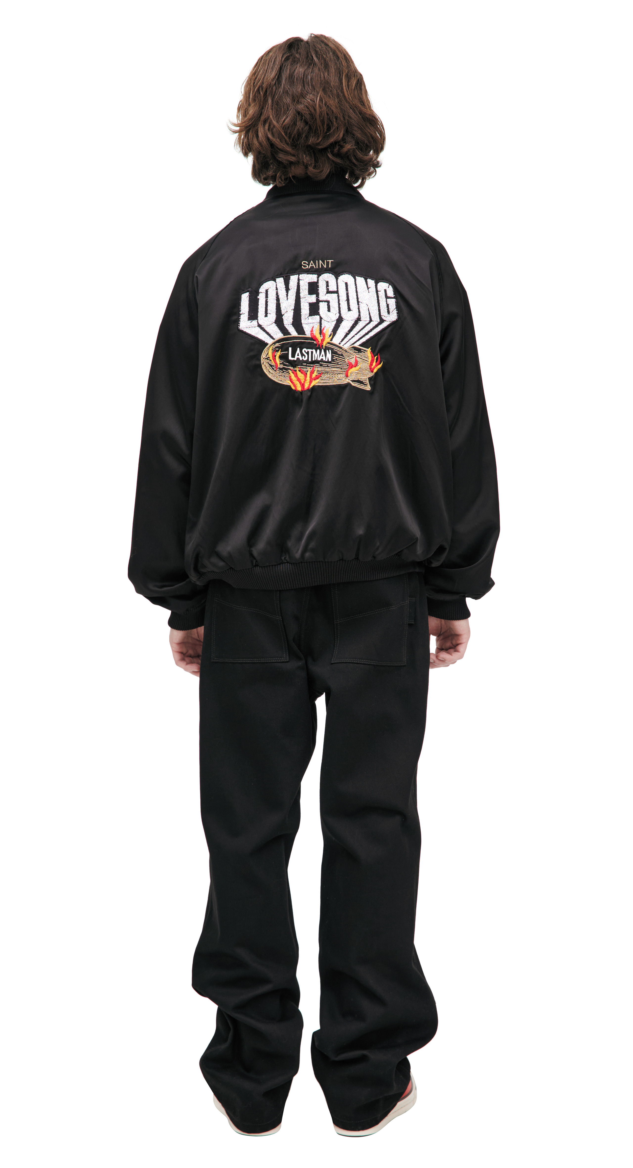 BLACK BUTTON JACKET - 4
