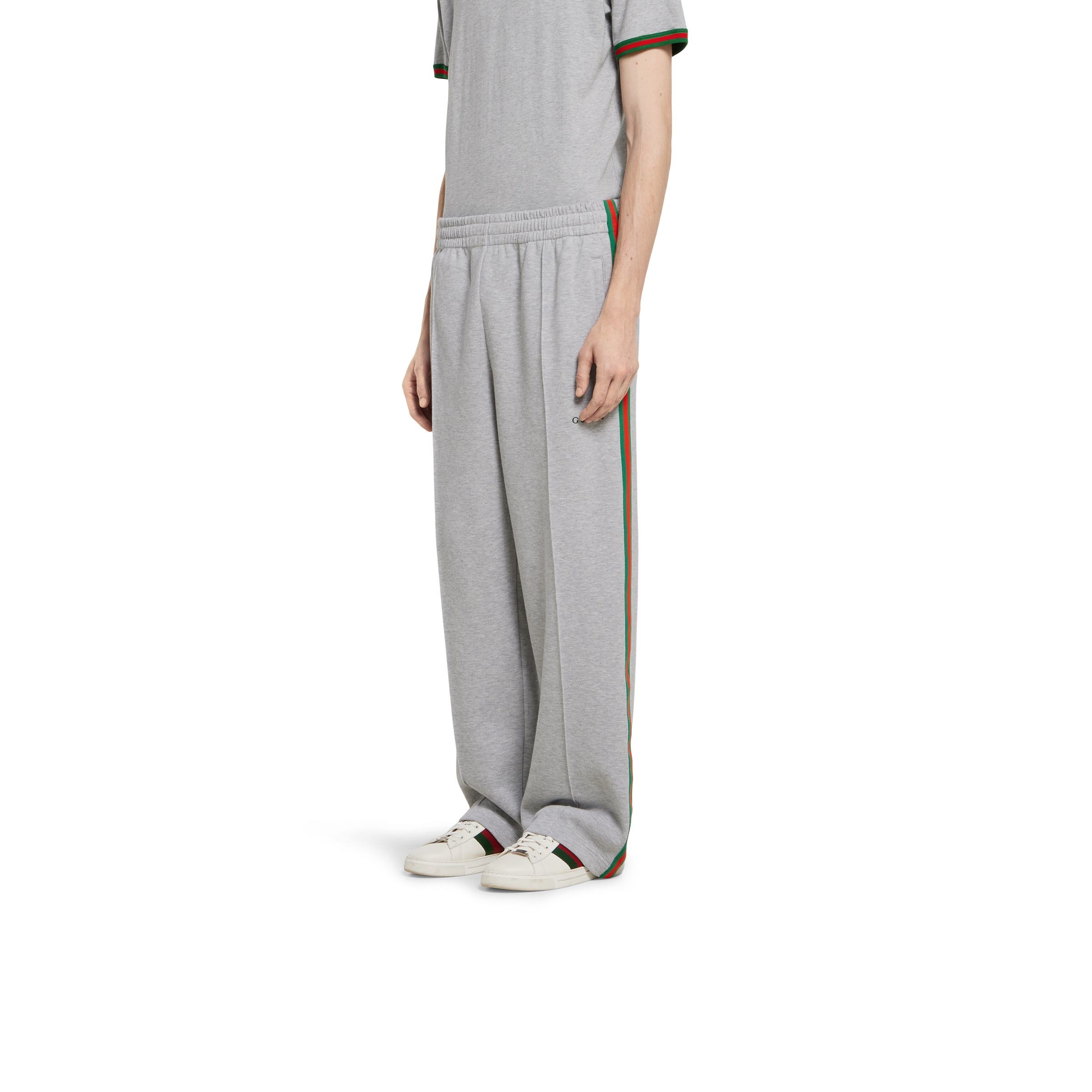 Cotton piquet double sportswear pant - 3