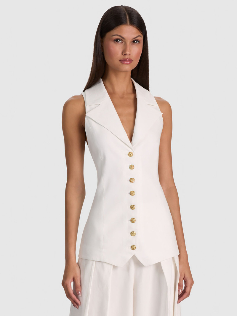 PAT LINEN VEST 2