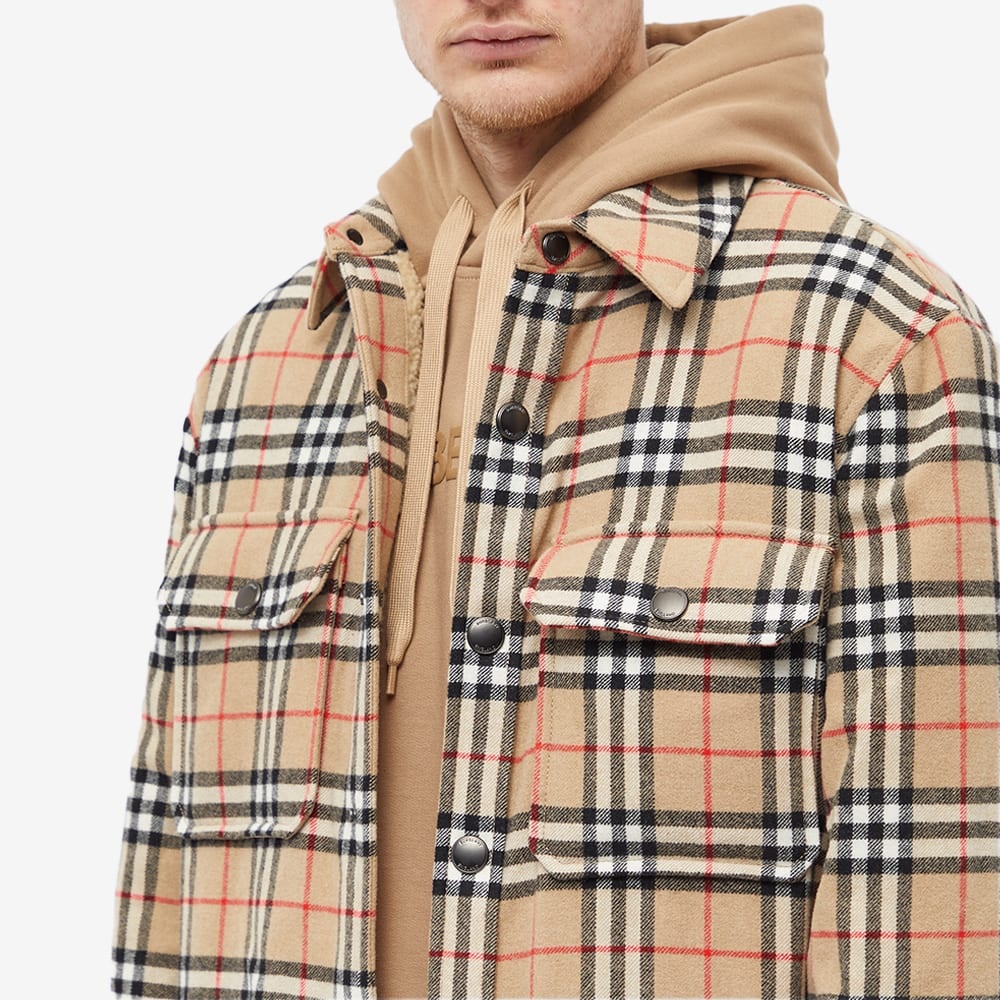 Burberry Calmore Wool Check Shirt Jacket - 5