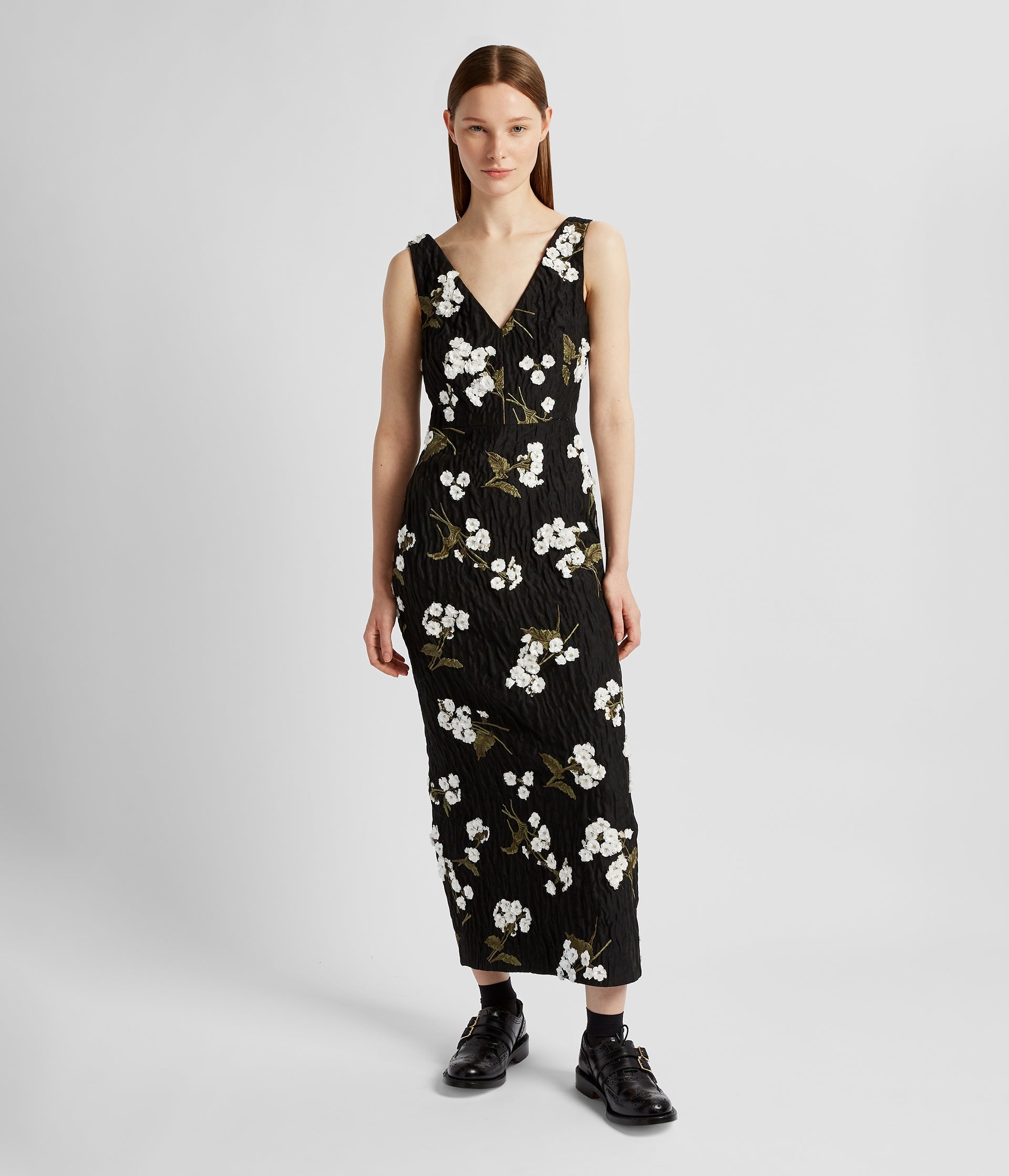 SLEEVELESS MIDI COCKTAIL DRESS - 4