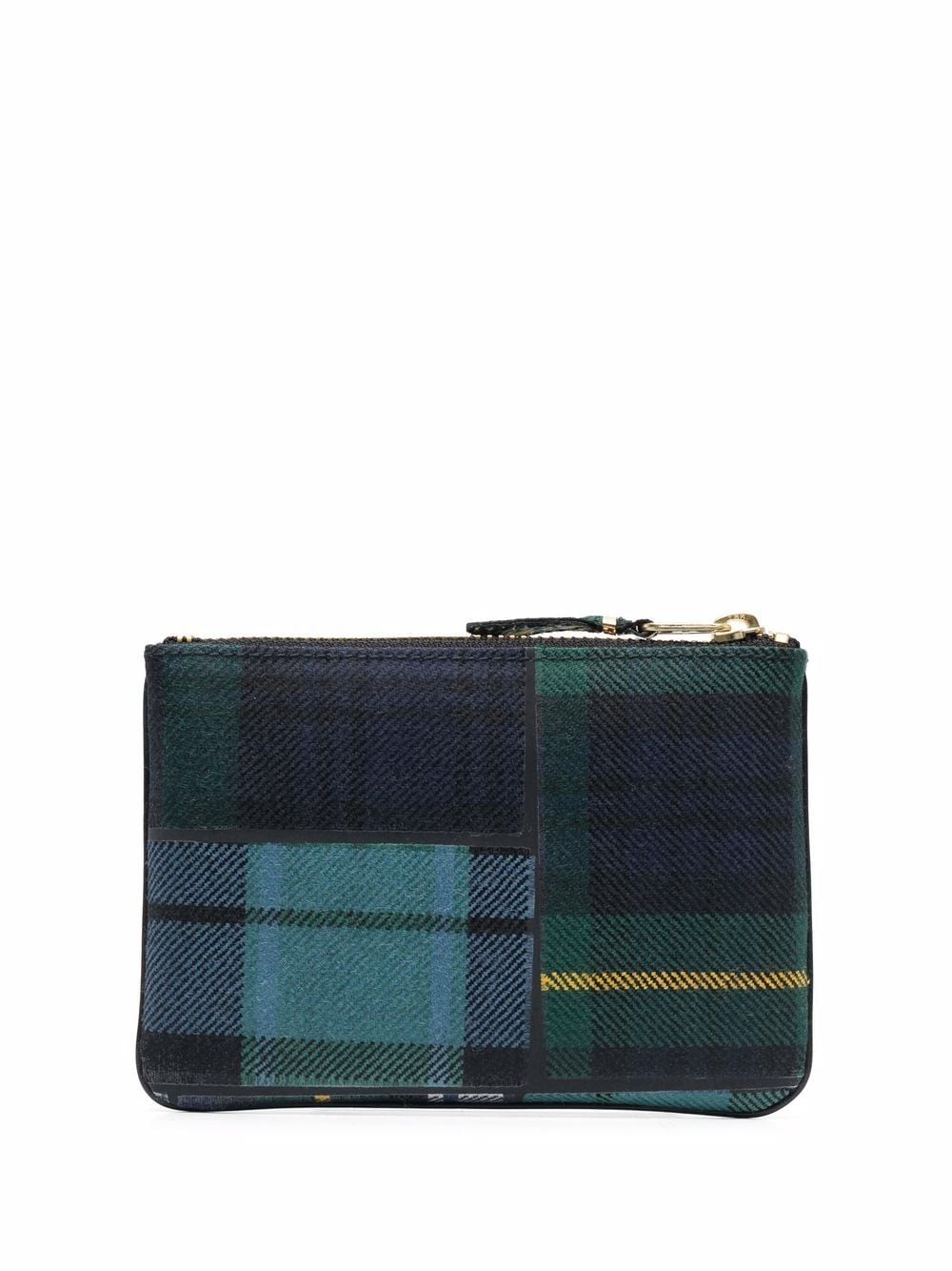 tartan-patchwork wallet - 2