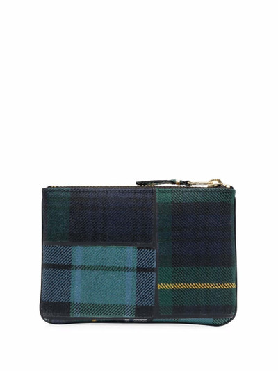 Comme Des Garçons tartan-patchwork wallet outlook