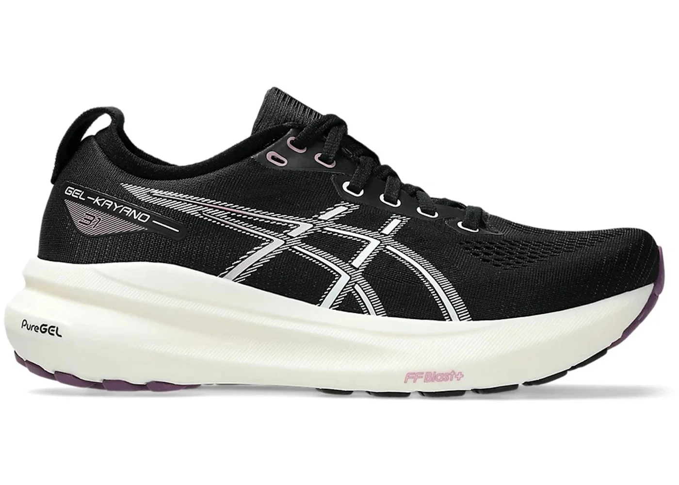 ASICS Gel-Kayano 31 Black Pure Silver (Women's) - 1