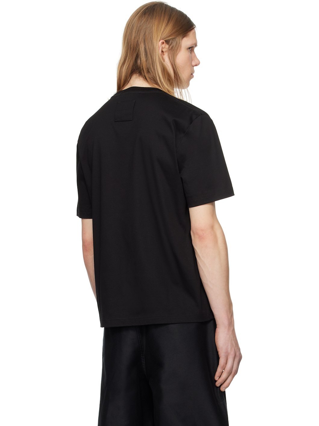 Black Bouclette Script Logo T-Shirt - 3