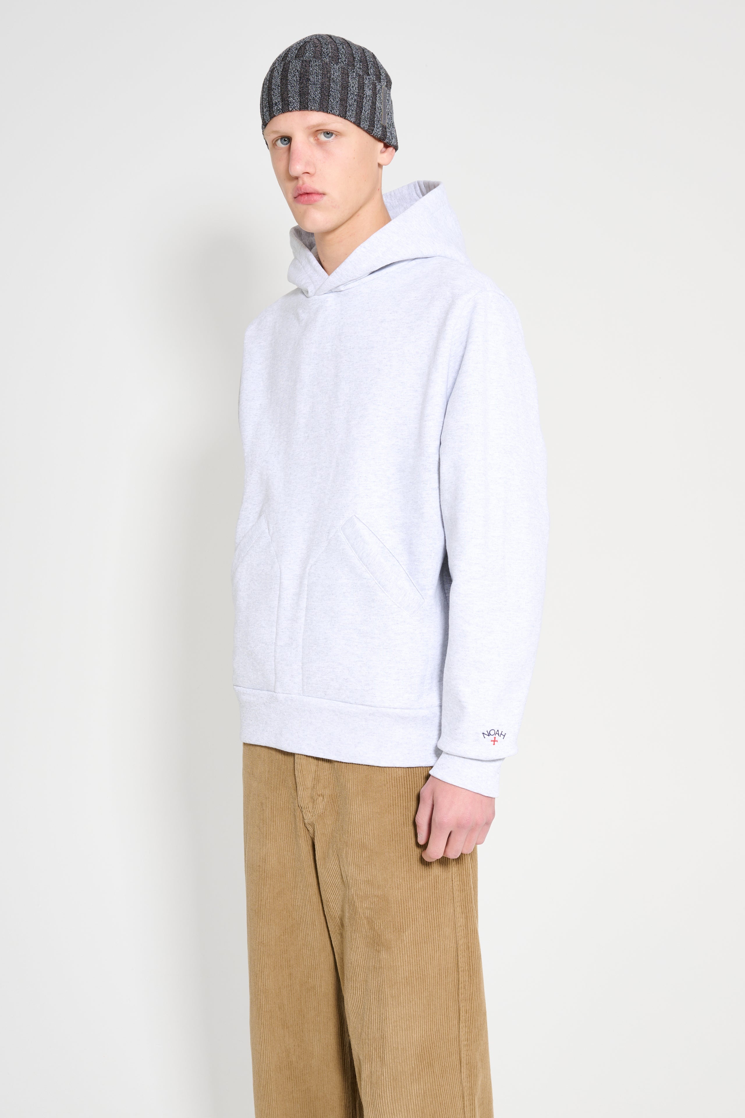 NOAH HEAVYWEIGHT HOODIE ASH - 2