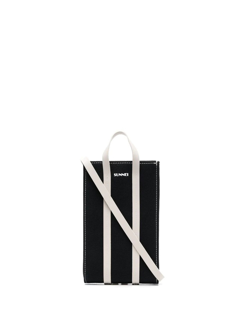 logo-print crossbody bag 1