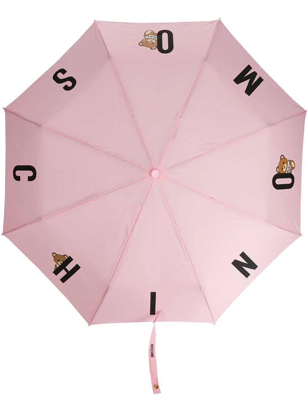 lettered logo print umbrella - 1