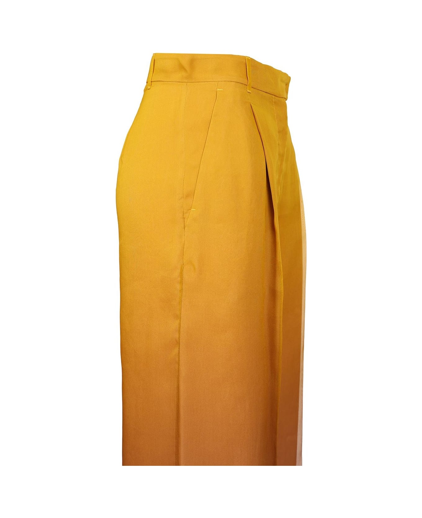 Baffo Wide Leg Pant Degrade' Silk Organza - 4