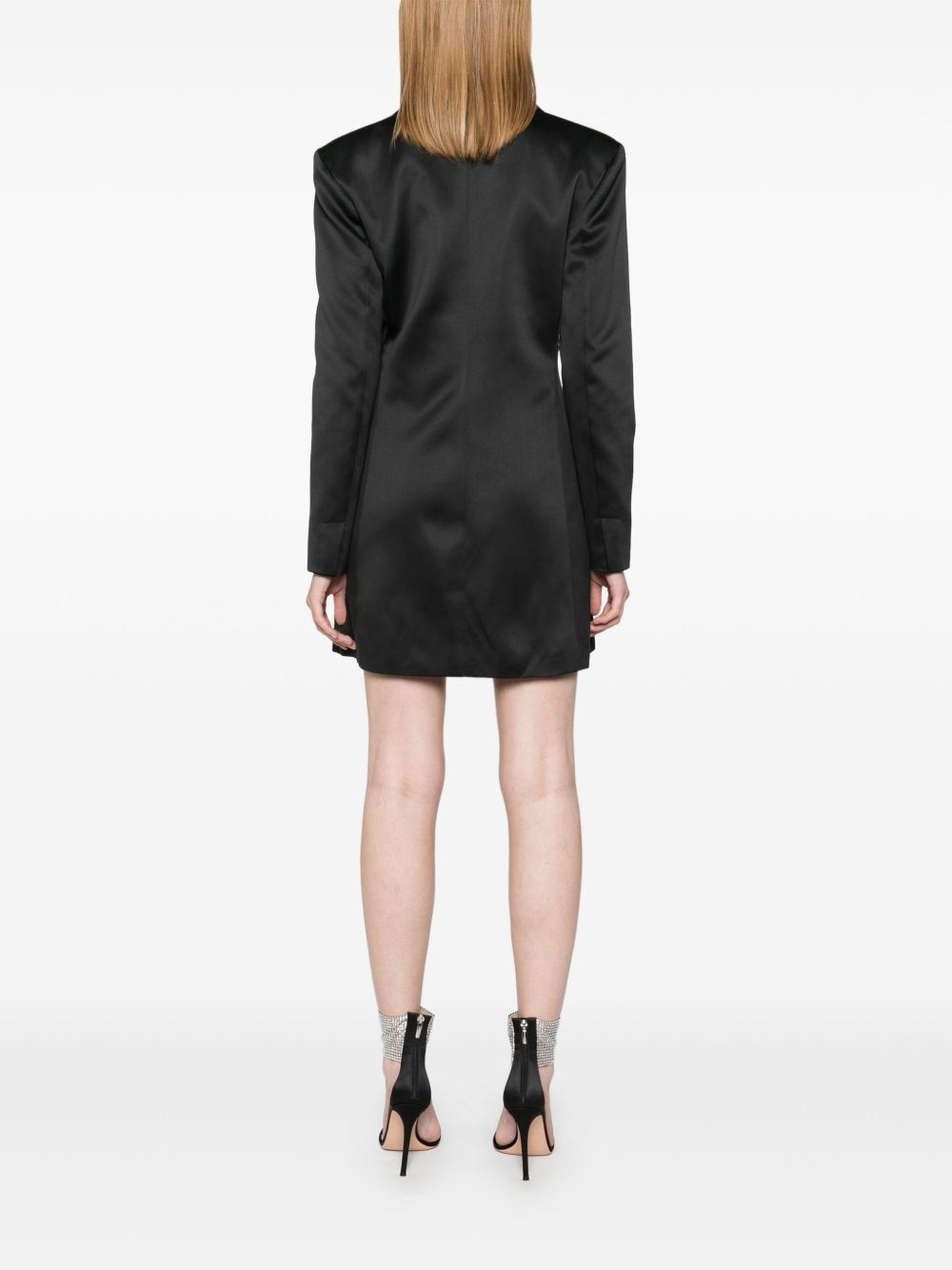 satin mini dress - 4