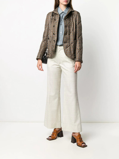 Maison Margiela quilted long-sleeve jacket outlook