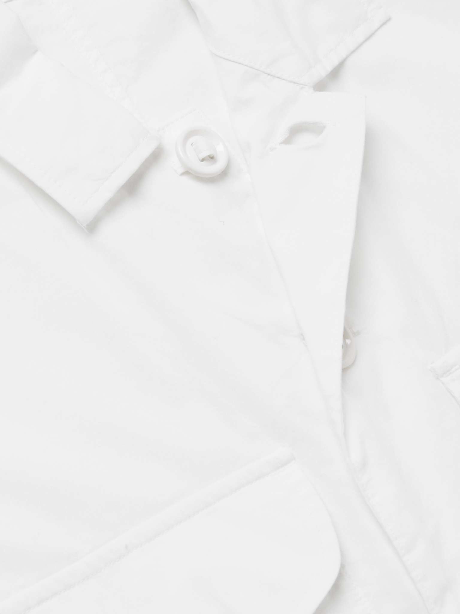Logo-Embroidered Cotton-Poplin Shirt - 4