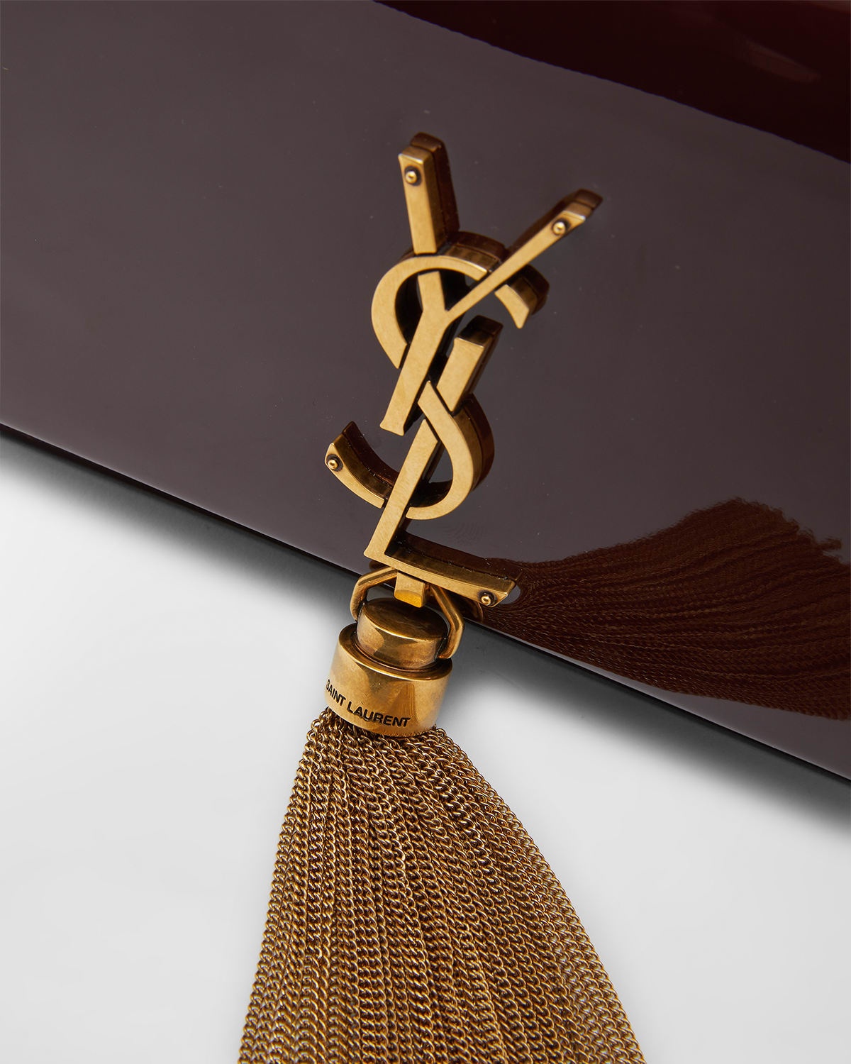 Kate Small Tassel YSL Wallet on Chain in Patent Leather - 5