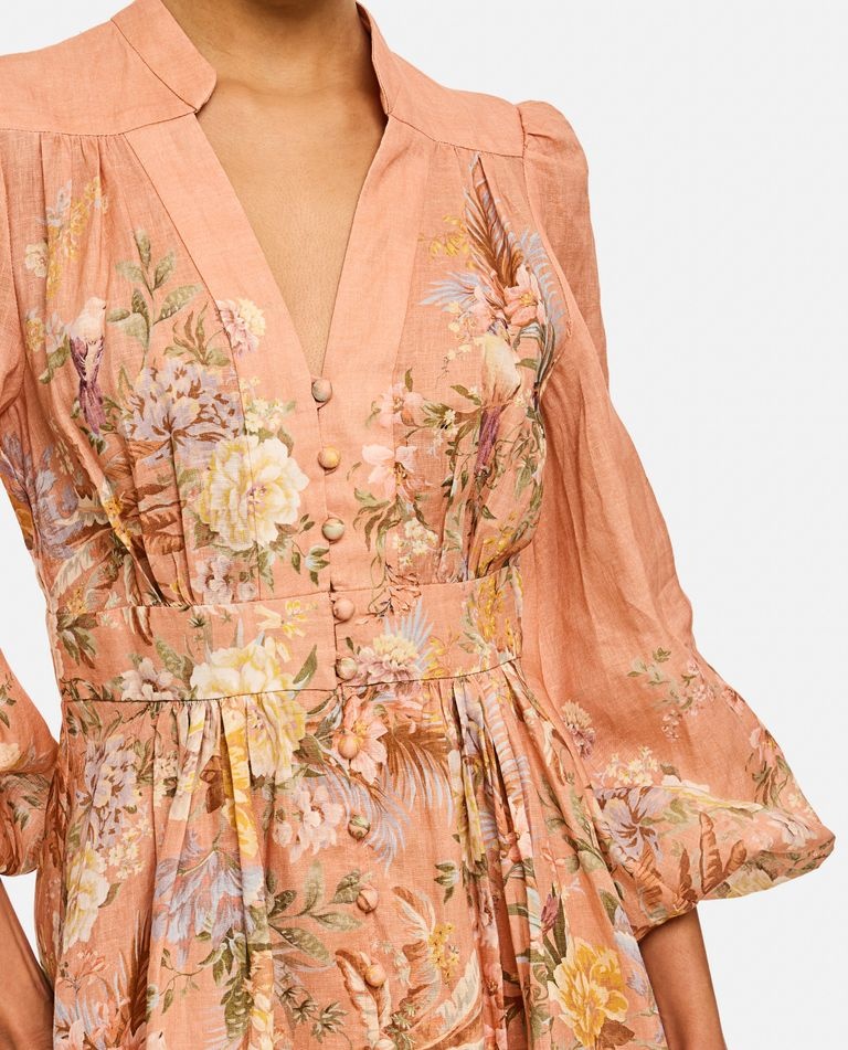 Zimmermann TALLOW PLUNGE MINI DRESS | biffi | REVERSIBLE