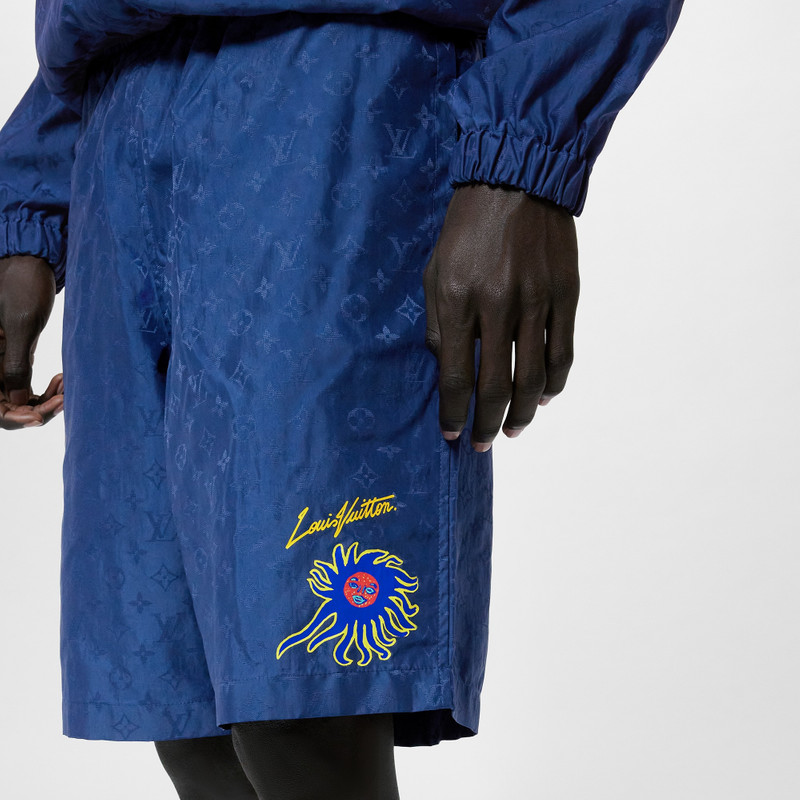 LV x YK Monogram Faces Swimshorts 4