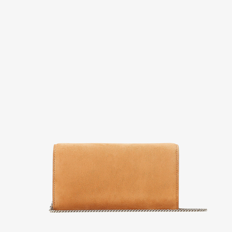 Wallet W/chain
Caramel Suede Mini Bag with Crystal Buckle 6